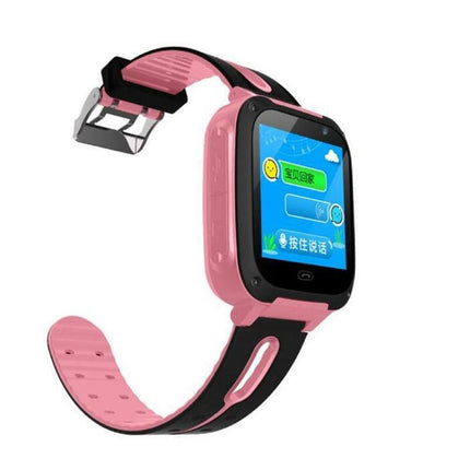 S4 Kids Smart Watch Waterproof Video Camera Support 2G Sim Card CallIing Phones Smartwatch With Light Compatible For Ios Android
